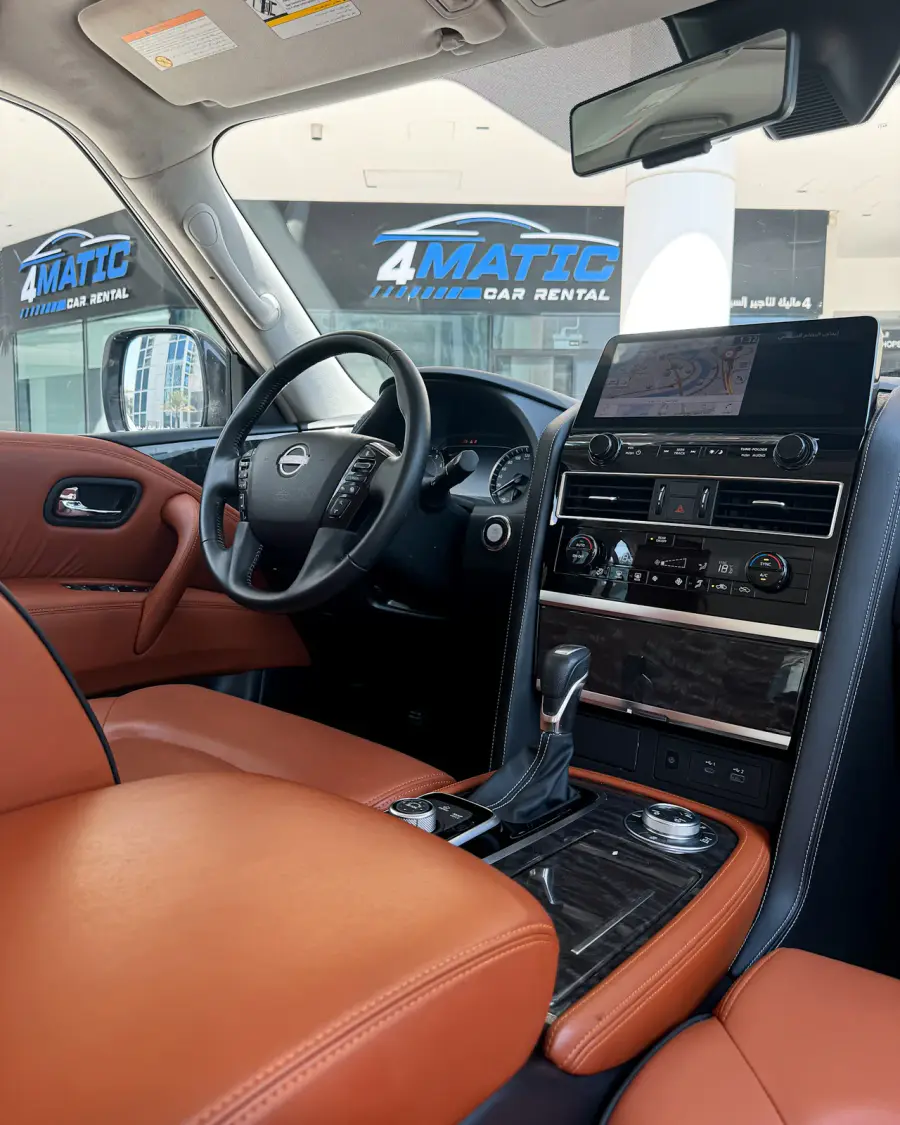 Rent Nissan Patrol Platinum Black 2023 in Dubai — photo 3 of 3