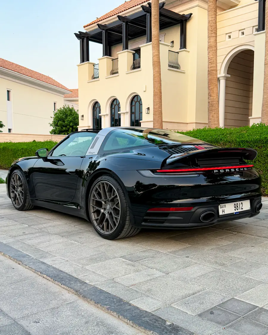 Rent Porsche 911 Targa Black 2024 in Dubai — photo 2 of 9