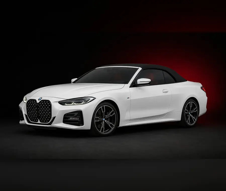 Rent BMW 420i White 2024 in Dubai — photo 1 of 5