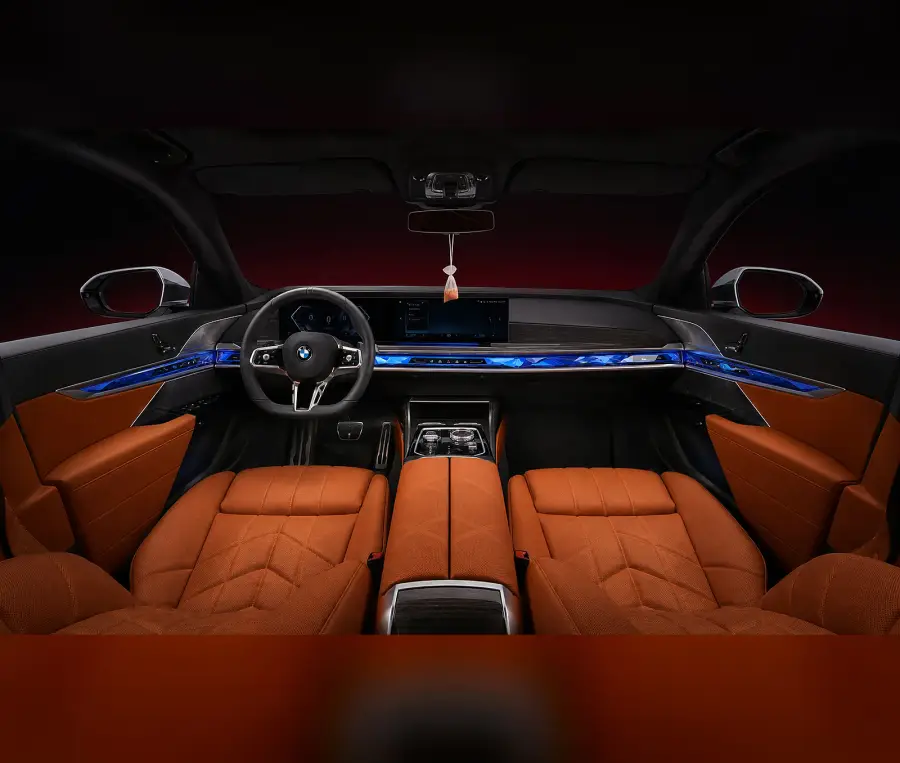 Аренда авто BMW 735i белого цвета 2024 в Дубае в аренду в Дубай, ОАЭ — BMW — фото 4 из 4