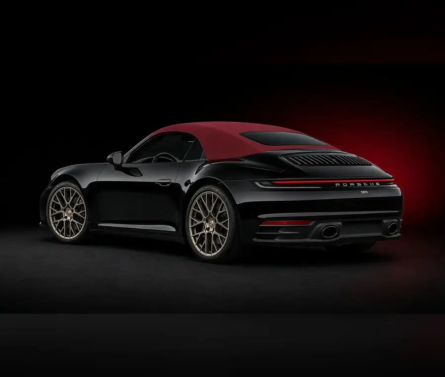 Rent Porsche 911 Cabriolet Black 2024 in Dubai — photo 3 of 5