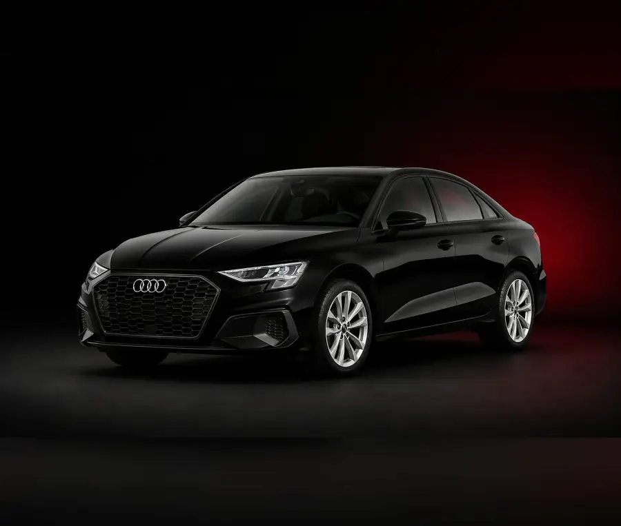 Rent Audi A3 Black 2024 in Dubai — photo 1 of 4