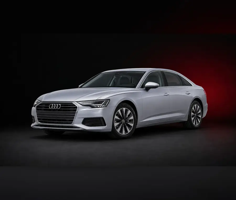 Rent Audi A6 White 2023 in Dubai — photo 1 of 4