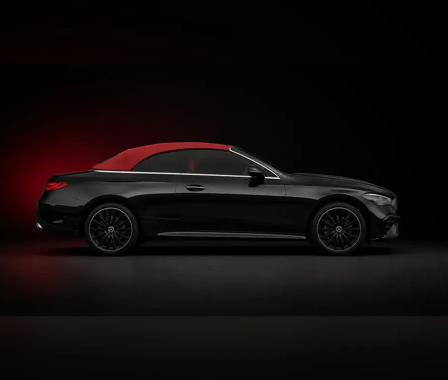تأجير مرسيدس CLE 300 Cabriolet الأسود 2024 في دبي — صورة 2 من 5