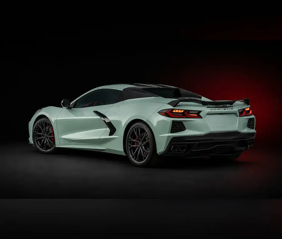 Rent Chevrolet Corvette Green 2024 in Dubai — photo 4 of 5