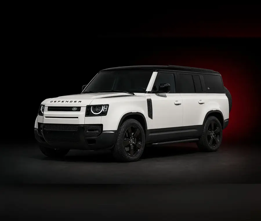 Rent Land Rover Defender White 2023 in Dubai — photo 1 of 4