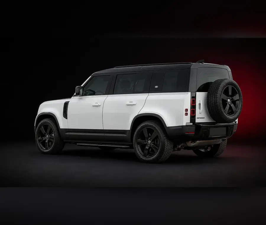 Rent Land Rover Defender White 2023 in Dubai — photo 3 of 4