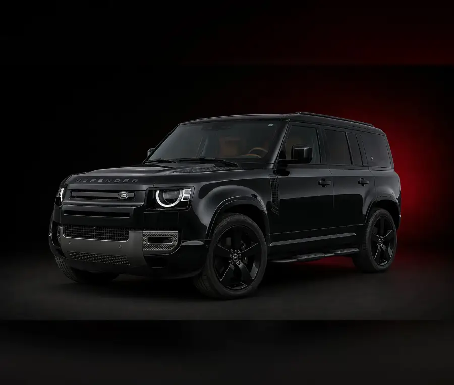Rent Land Rover Defender Black 2025 in Dubai — photo 1 of 4