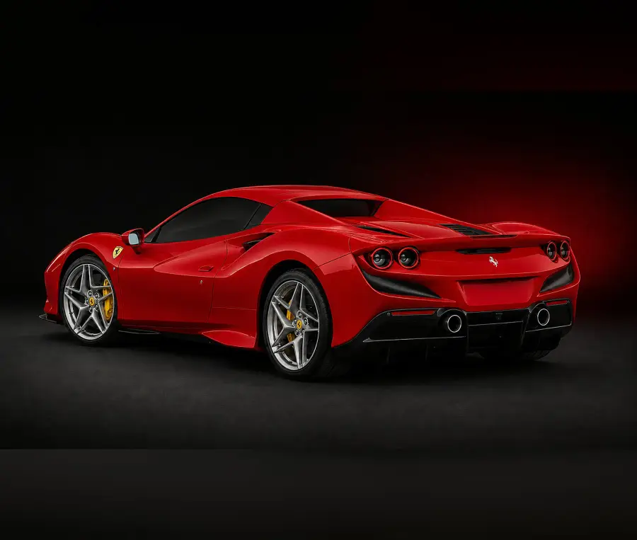 Rent Ferrari F8 Spider Red 2023 in Dubai — photo 3 of 5