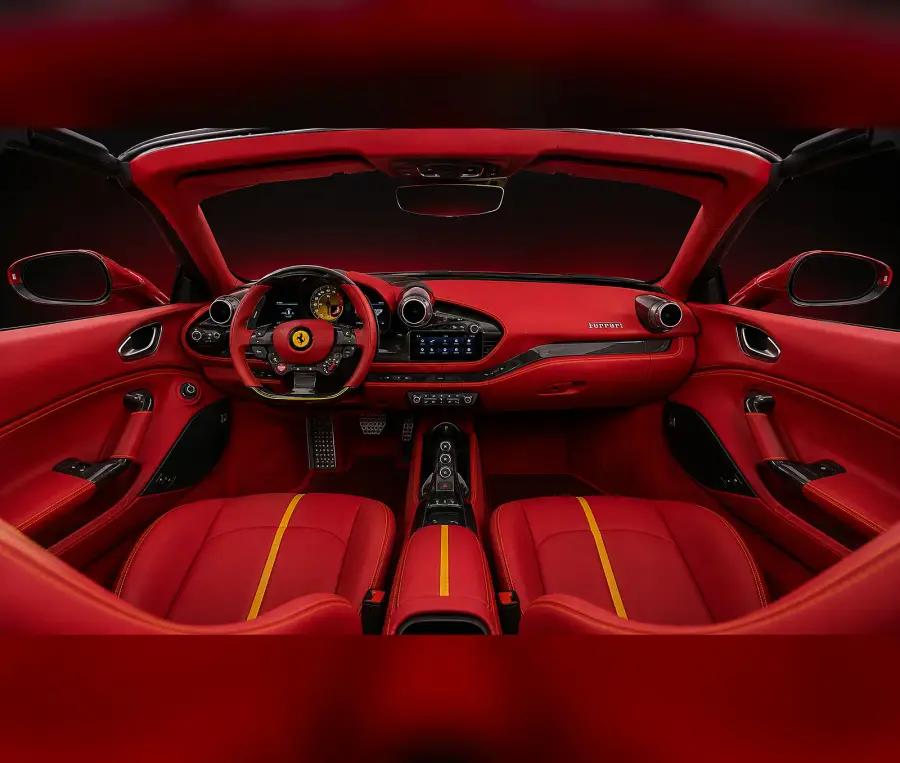 Rent Ferrari F8 Spider Red 2023 in Dubai — photo 4 of 5