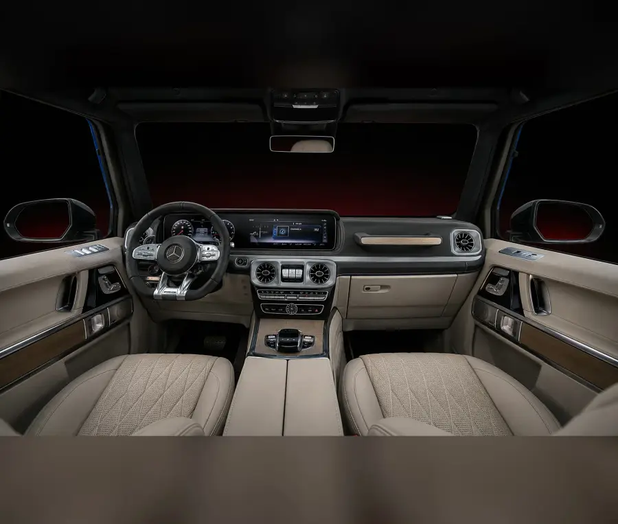 تأجير مرسيدس AMG G 63 الأزرق 2022 في دبي — صورة 4 من 4