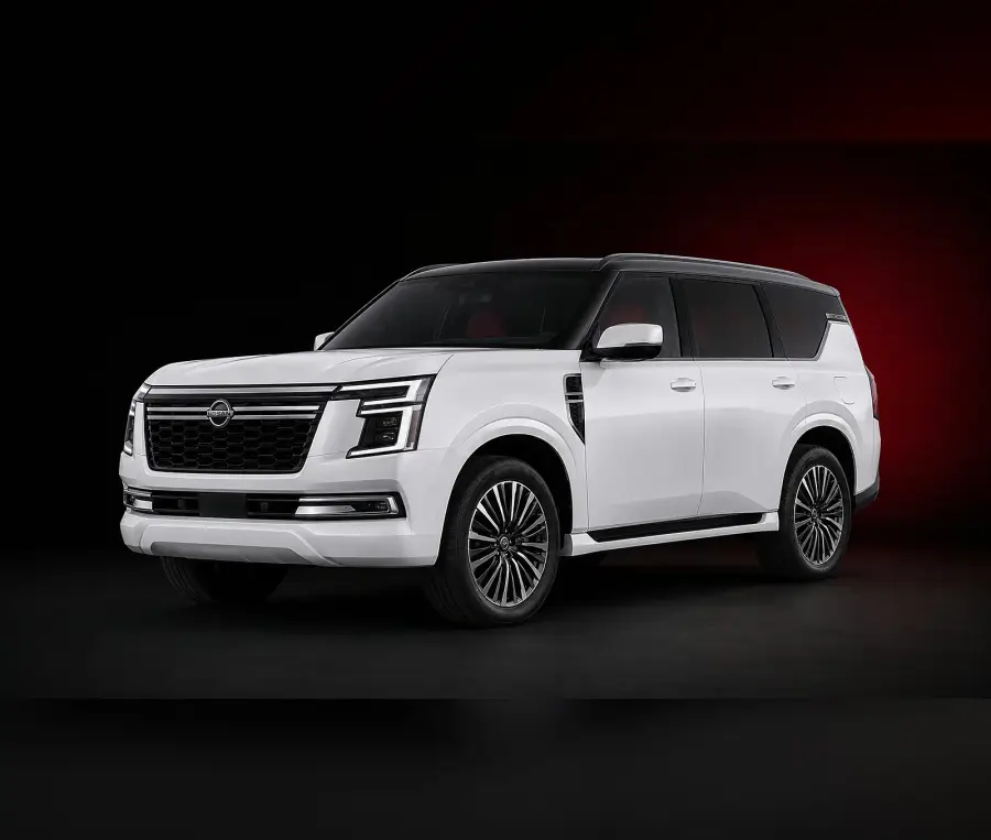 Аренда авто Nissan Patrol Platinum Серый 2025 в Дубае в аренду в Дубай, ОАЭ — Nissan — фото 1 из 4