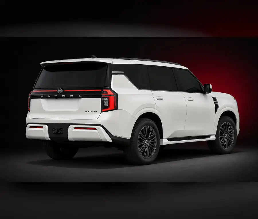 Аренда авто Nissan Patrol Platinum Серый 2025 в Дубае в аренду в Дубай, ОАЭ — Nissan — фото 3 из 4