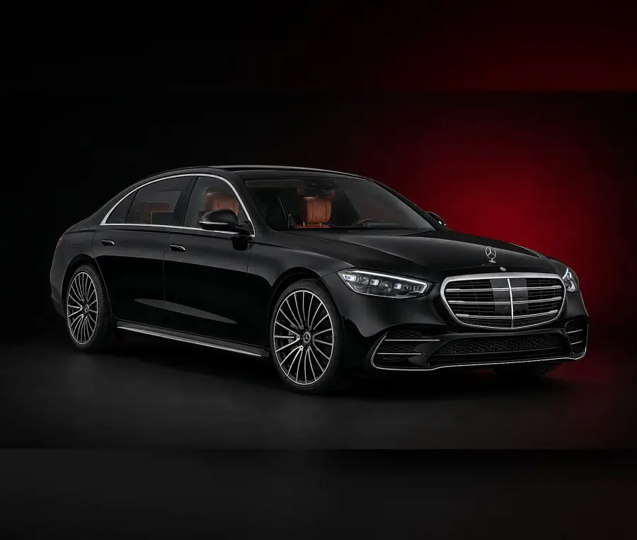 Аренда авто Mercedes-Benz S 500 черный 2024 в Дубае в аренду в Дубай, ОАЭ — Mercedes-Benz — фото 1 из 4