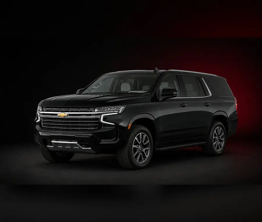 Rent Chevrolet Tahoe Black 2023 in Dubai — photo 1 of 4