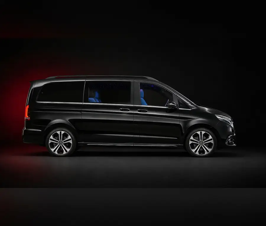 Rent Mercedes-Benz V-Class Black 2024 in Dubai — photo 2 of 5