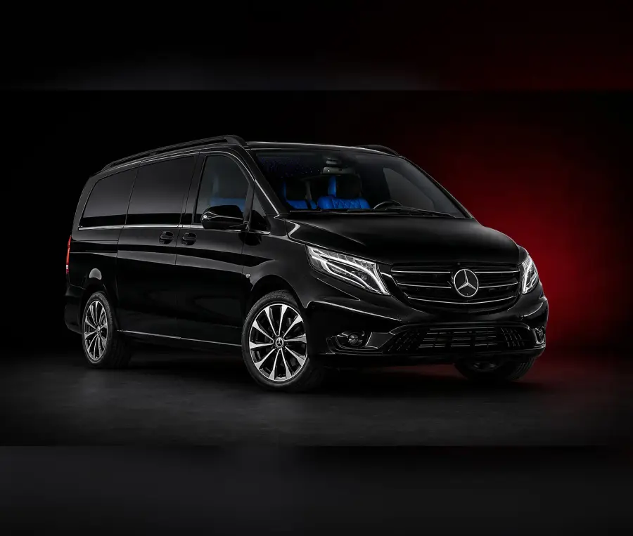 Rent Mercedes-Benz V-Class Black 2024 in Dubai — photo 1 of 5