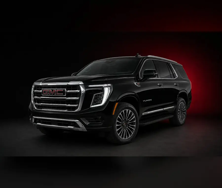 Rent GMC Yukon Elevation Black 2025 in Dubai — photo 1 of 4