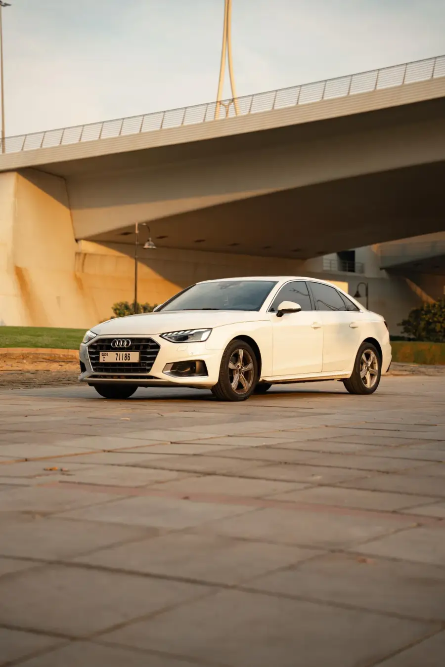 Rent Audi A4 White 2024 in Dubai — photo 9 of 18