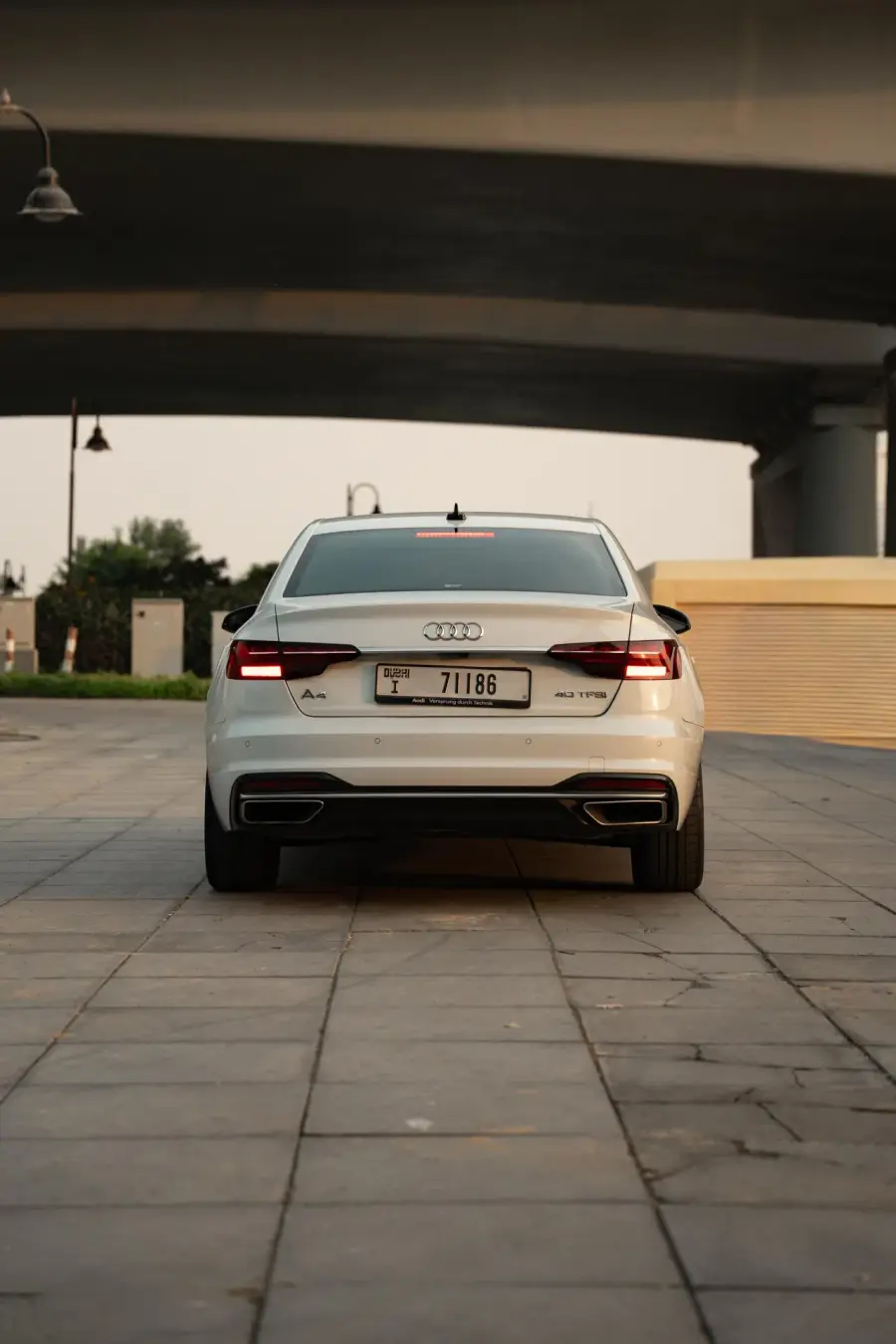 Rent Audi A4 White 2024 in Dubai — photo 10 of 18