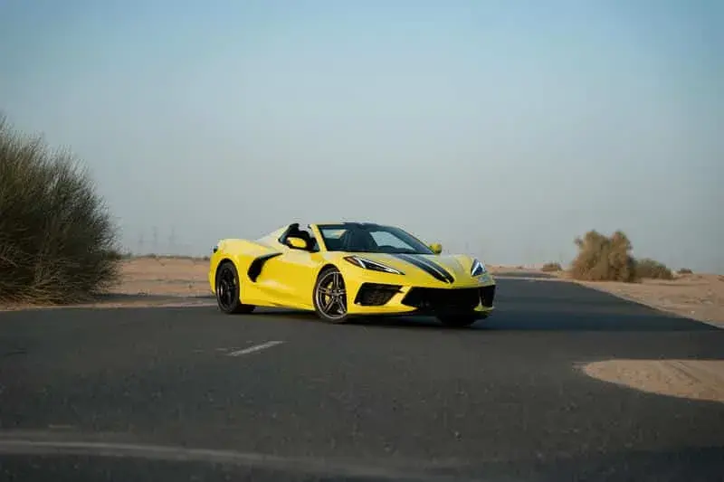 Rent Corvette C8 Yellow 2025 in Dubai — Chevrolet — photo 2 of 20