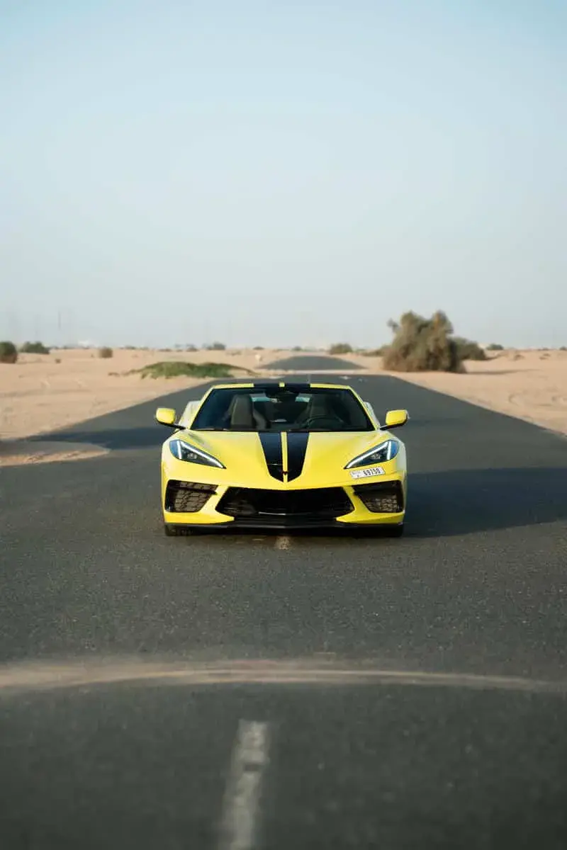 Rent Corvette C8 Yellow 2025 in Dubai — Chevrolet — photo 17 of 20