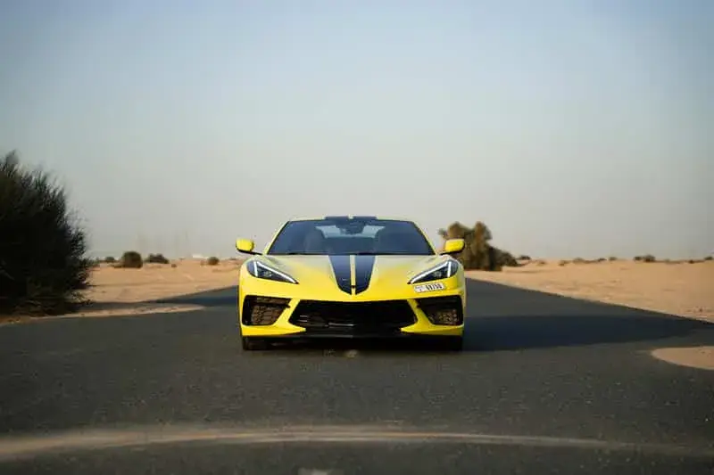 Rent Corvette C8 Yellow 2025 in Dubai — Chevrolet — photo 18 of 20