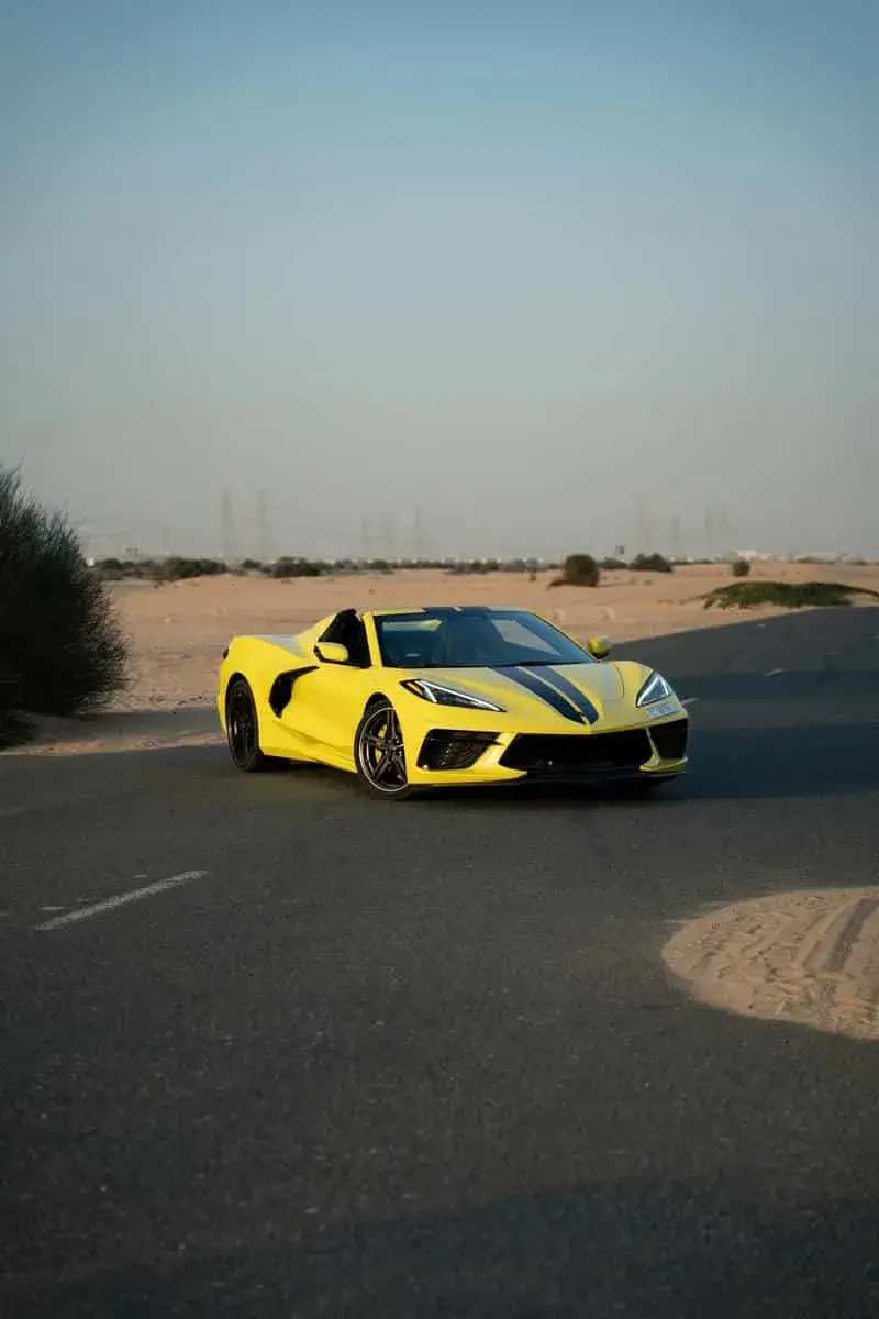 Rent Corvette C8 Yellow 2025 in Dubai — Chevrolet — photo 20 of 20