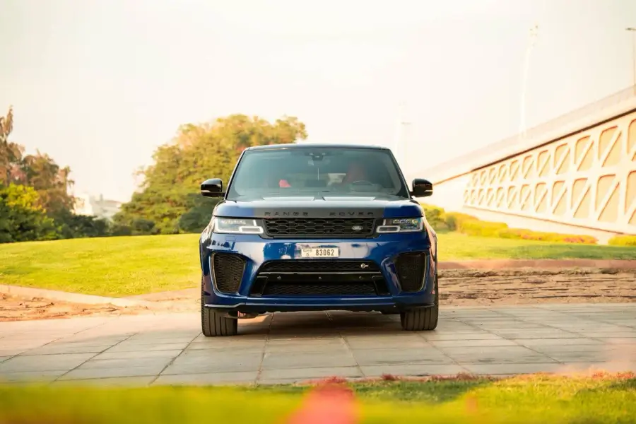 Rent Rang Rover SVR Blue in Dubai — Range Rover — photo 2 of 20
