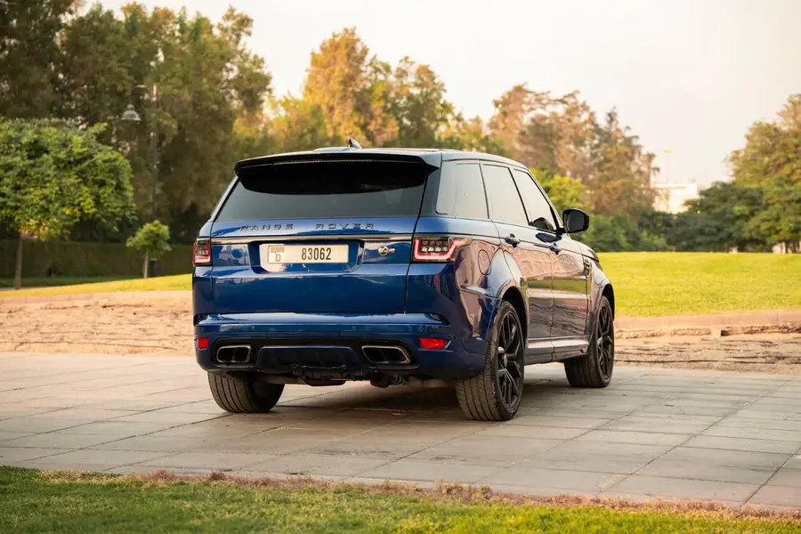 Rent Rang Rover SVR Blue in Dubai — Range Rover — photo 4 of 20
