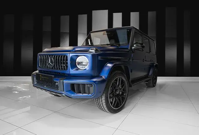 Rent Mercedes G63 Blue 2025 in Dubai — Mercedes-Benz — photo 2 of 7