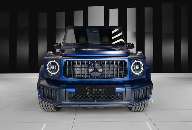 Rent Mercedes G63 Blue 2025 in Dubai — Mercedes-Benz — photo 3 of 7