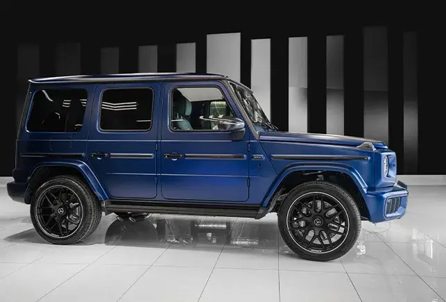 Rent Mercedes G63 Blue 2025 in Dubai — Mercedes-Benz — photo 6 of 7