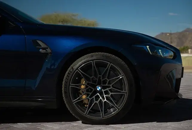 Rent BMW M4 Competition Blue in Dubai — photo 2 of 7