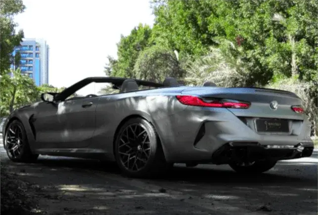 Rent BMW M8 Competition Convertible Grey in Dubai — photo 5 of 5