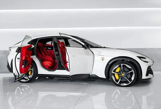 Rent Ferrari Purosangue White in Dubai — photo 1 of 10