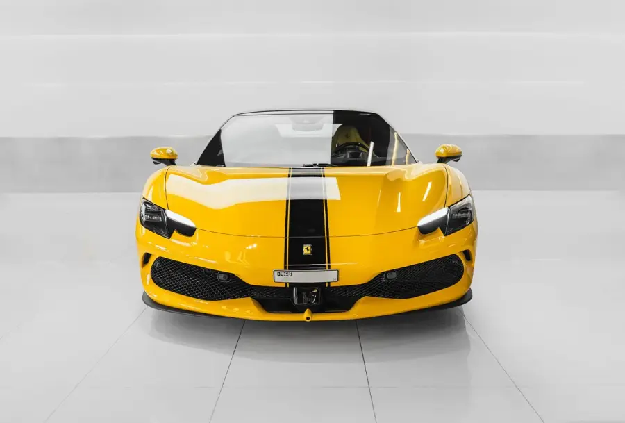 Rent Ferrari 296 GTB Yellow in Dubai — photo 2 of 7
