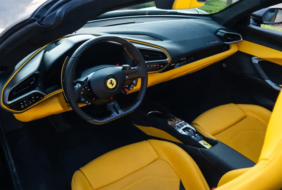 Rent Ferrari 296 GTS Black in Dubai — photo 6 of 7