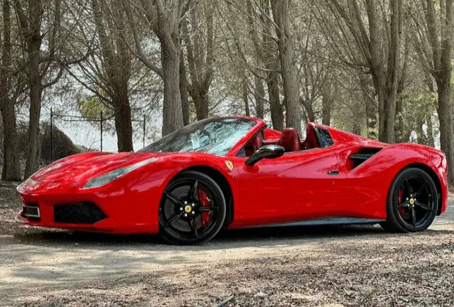 Rent Ferrari 488 Spider Red in Dubai — photo 4 of 5