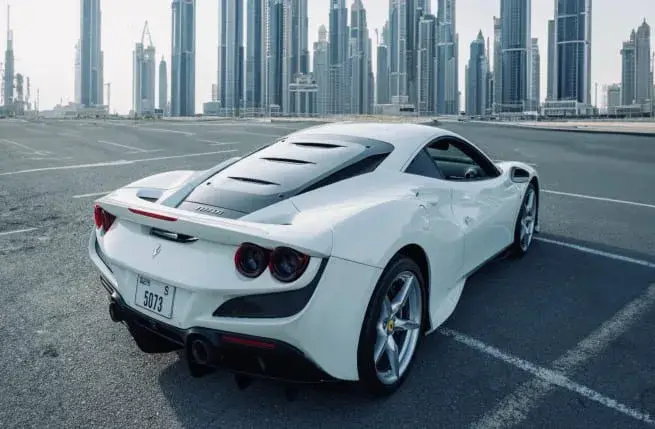 Rent Ferrari F8 Tributo White in Dubai — photo 5 of 8