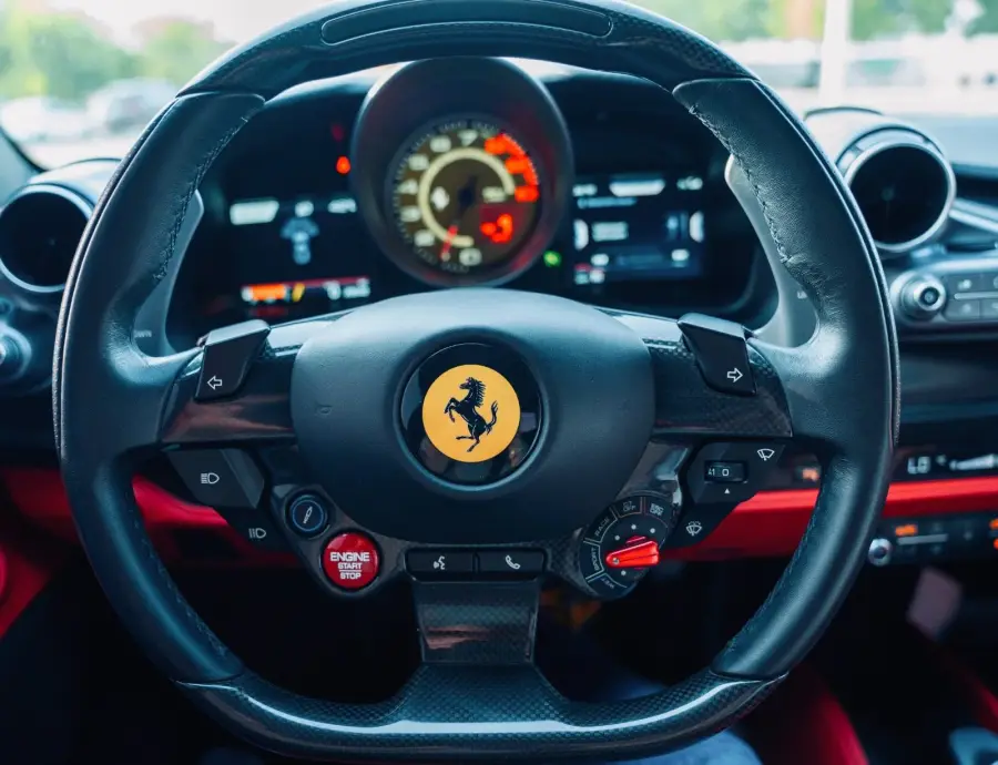 Rent Ferrari F8 Tributo White in Dubai — photo 8 of 8