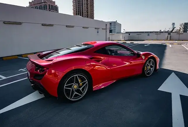 Rent Ferrari F8 Tributo Red in Dubai — photo 3 of 6