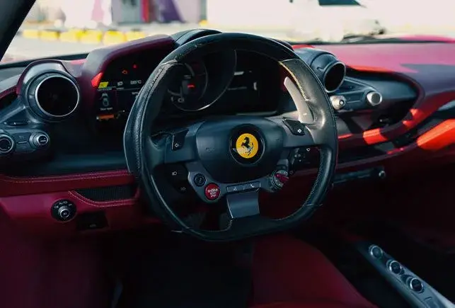 Rent Ferrari F8 Tributo Red in Dubai — photo 4 of 6