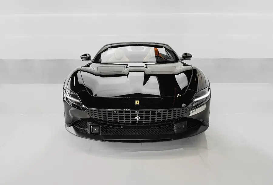 Rent Ferrari Roma Spyder Black in Dubai — photo 2 of 8