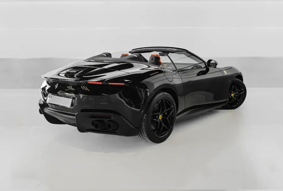 Rent Ferrari Roma Spyder Black in Dubai — photo 5 of 8