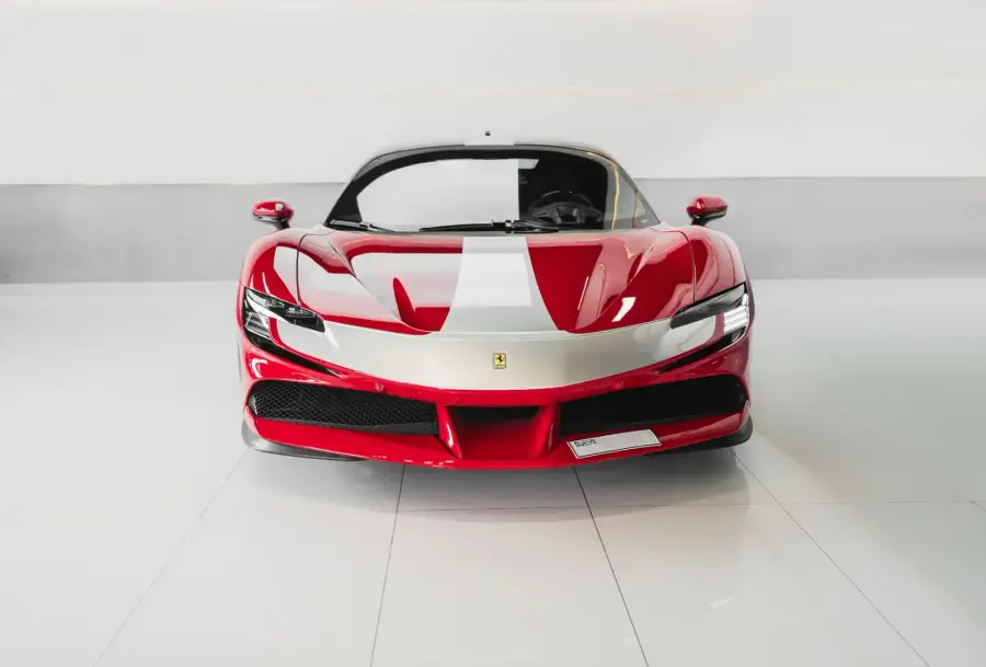 Rent Ferrari SF 90 Red in Dubai — photo 2 of 9