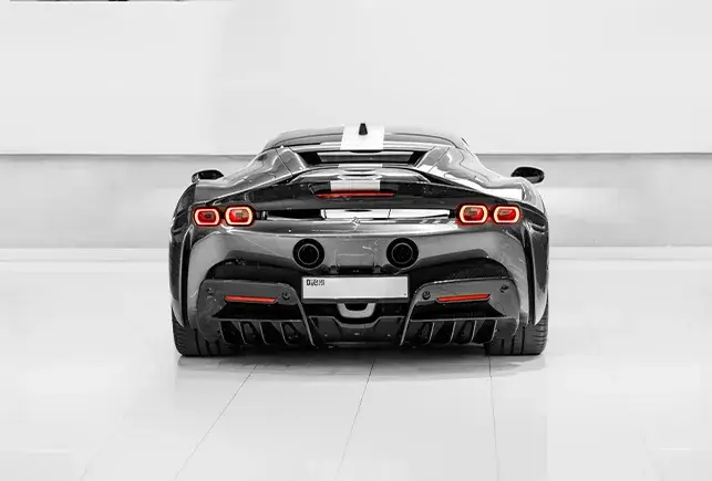 Rent Ferrari SF 90 Grey in Dubai — photo 4 of 6