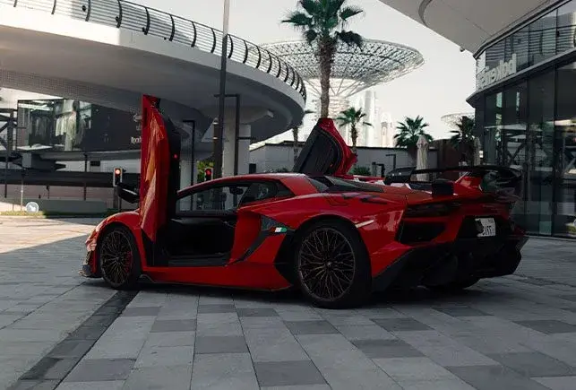 Rent Lamborghini Aventador Red in Dubai — photo 5 of 5