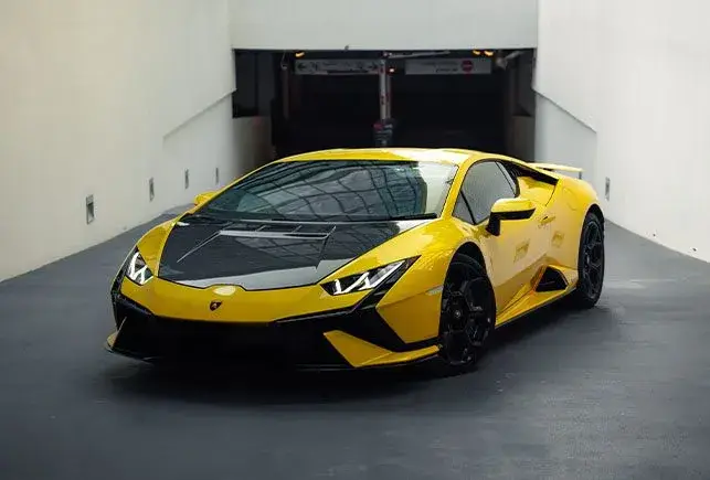 Rent Lamborghini Huracan Tecnica Yellow in Dubai — photo 2 of 9