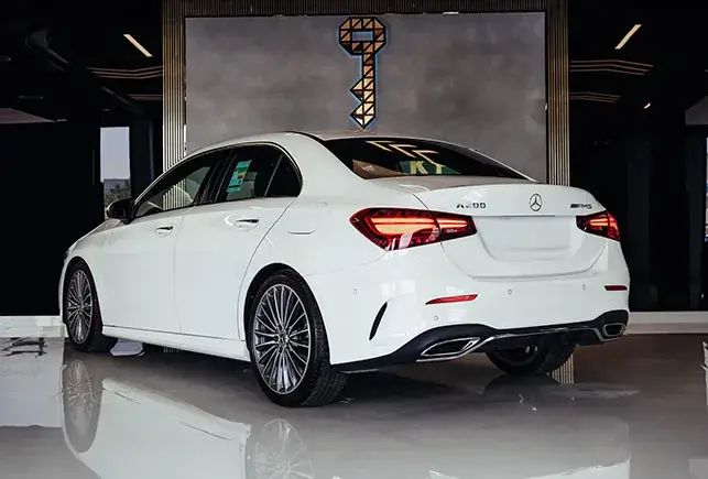 Rent Mercedes A 200 AMG White in Dubai — Mercedes-Benz — photo 3 of 7